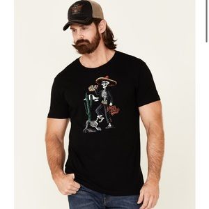 MOONSHINE SPIRIT MEN'S DOG BONES GRAPHIC SHORT SLEEVE T-SHIRT